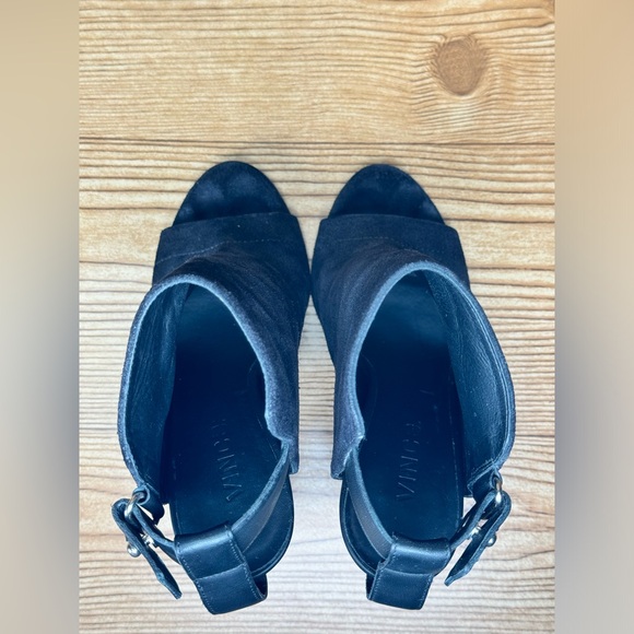 🟢Women’s Suede Cutout Accent Slingback Pumps Bootie Women's Size 6 US Fall - Picture 9 of 13